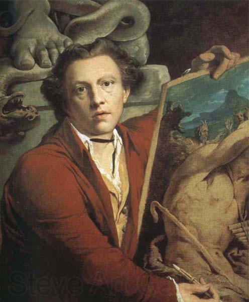 James Barry Self-Portrait as Timanthes Norge oil painting art